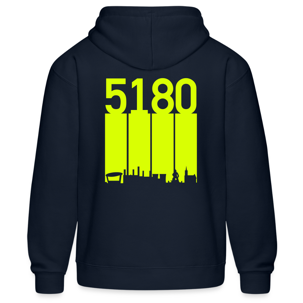 Hoodie | 5180 Skyline | Neon Jael | Fü allemoole - Navy