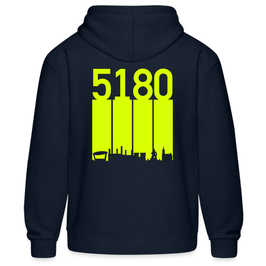 Hoodie | 5180 Skyline | Neon Jael | Fü allemoole - Navy