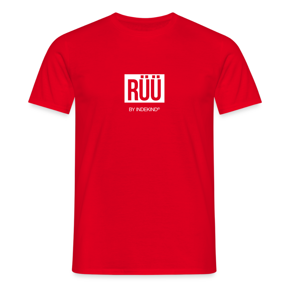 T-Shirt | Rüü Klassik | Manns-Lüü - Rot