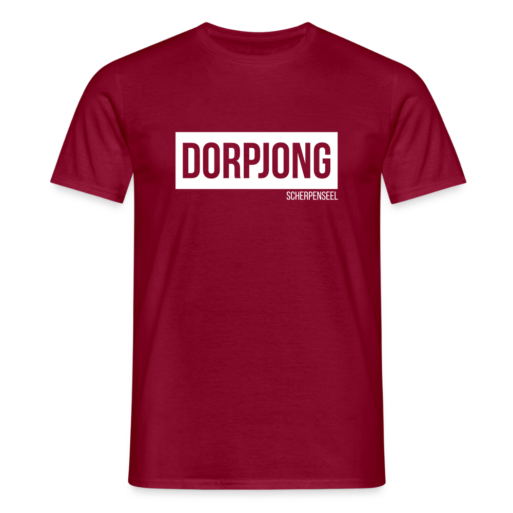 T-Shirt | Dorpjong Scherpenseel Klassik | Manns-Lüü - Ziegelrot