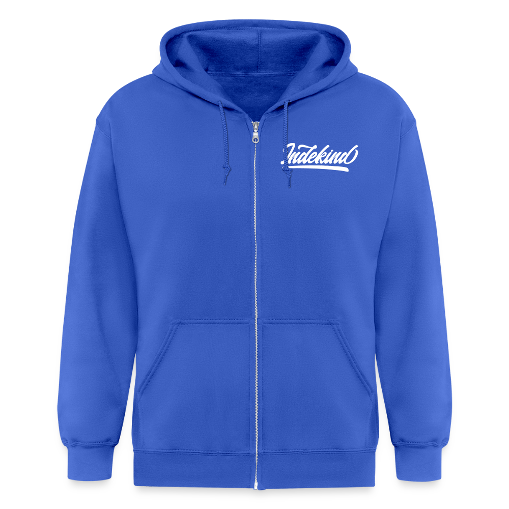 Zipper | Indekind Premium | Herz-Logo | Fü allemoole - Königsblau