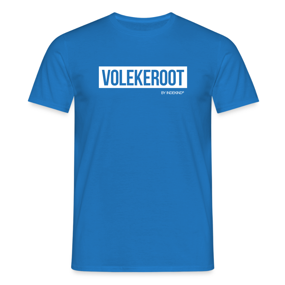 T-Shirt | Volekeroot Klassik | Manns-Lüü - Royalblau