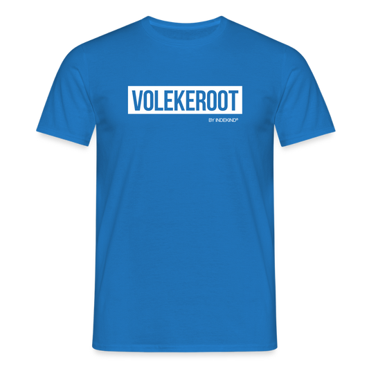 T-Shirt | Volekeroot Klassik | Manns-Lüü - Royalblau