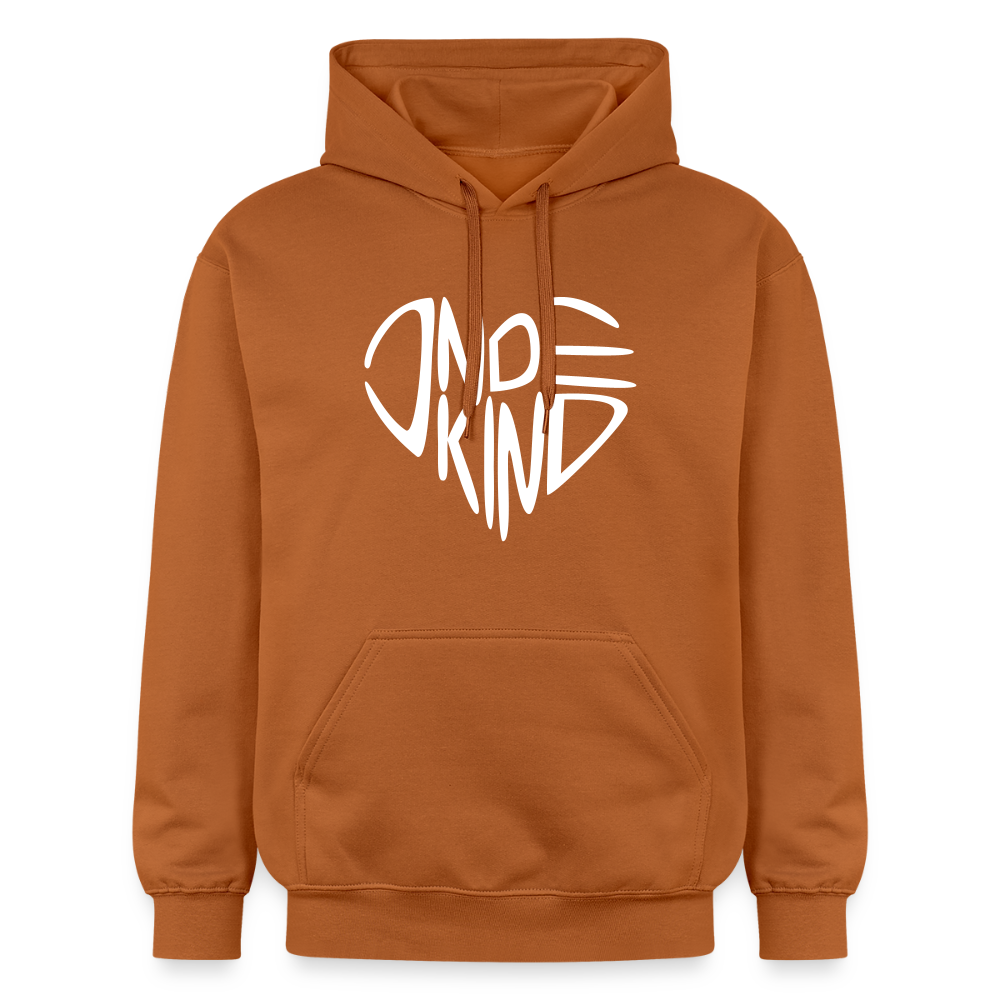 Hoodie | Indekind Premium | Herz-Logo | Manns-Lüü - Athletic Orange