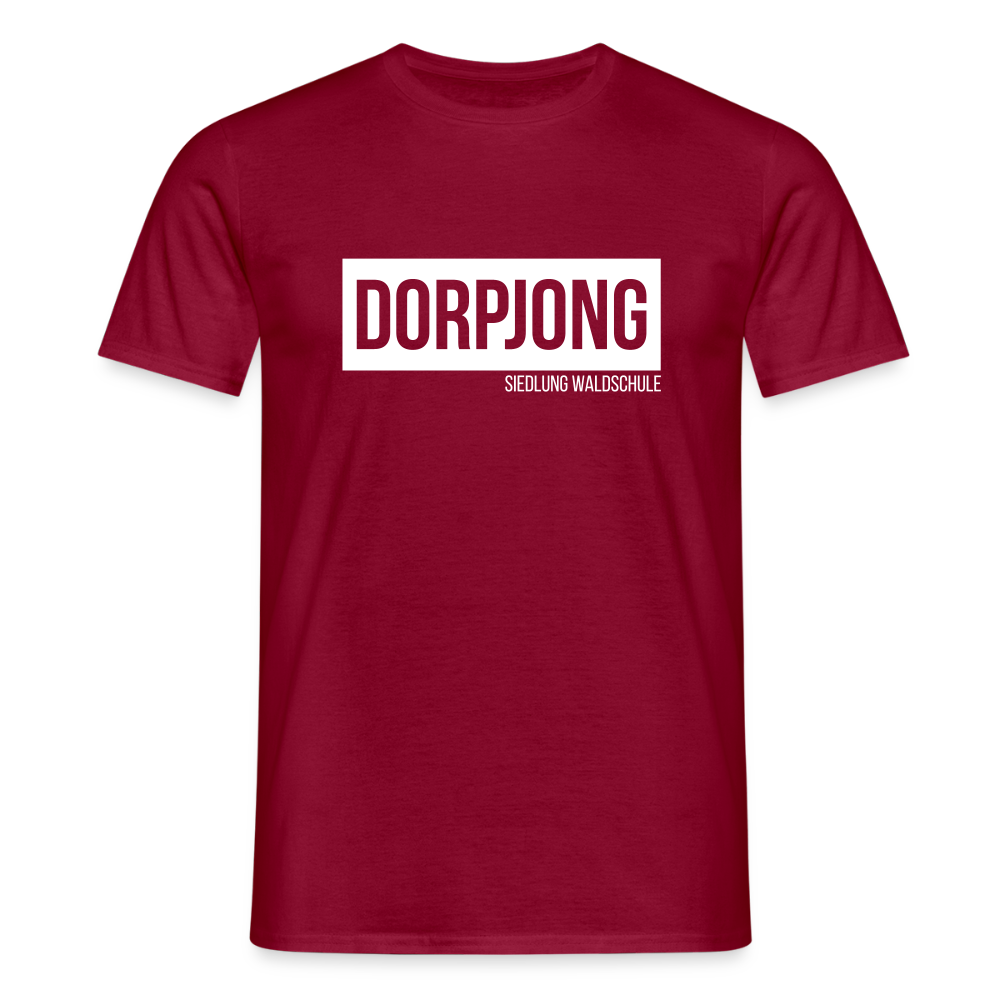 T-Shirt | Dorpjong Siedlung Waldschule Klassik | Manns-Lüü - Ziegelrot