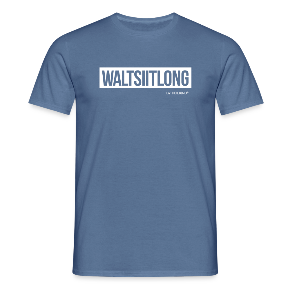 T-Shirt | Waltsiitlong Klassik | Manns-Lüü - Taubenblau 