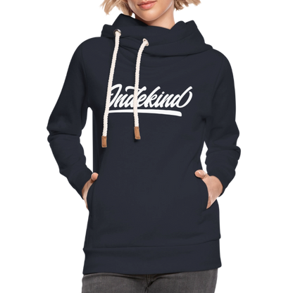 Hoodie | Indekind Schalkragen | Fü allemoole - Navy