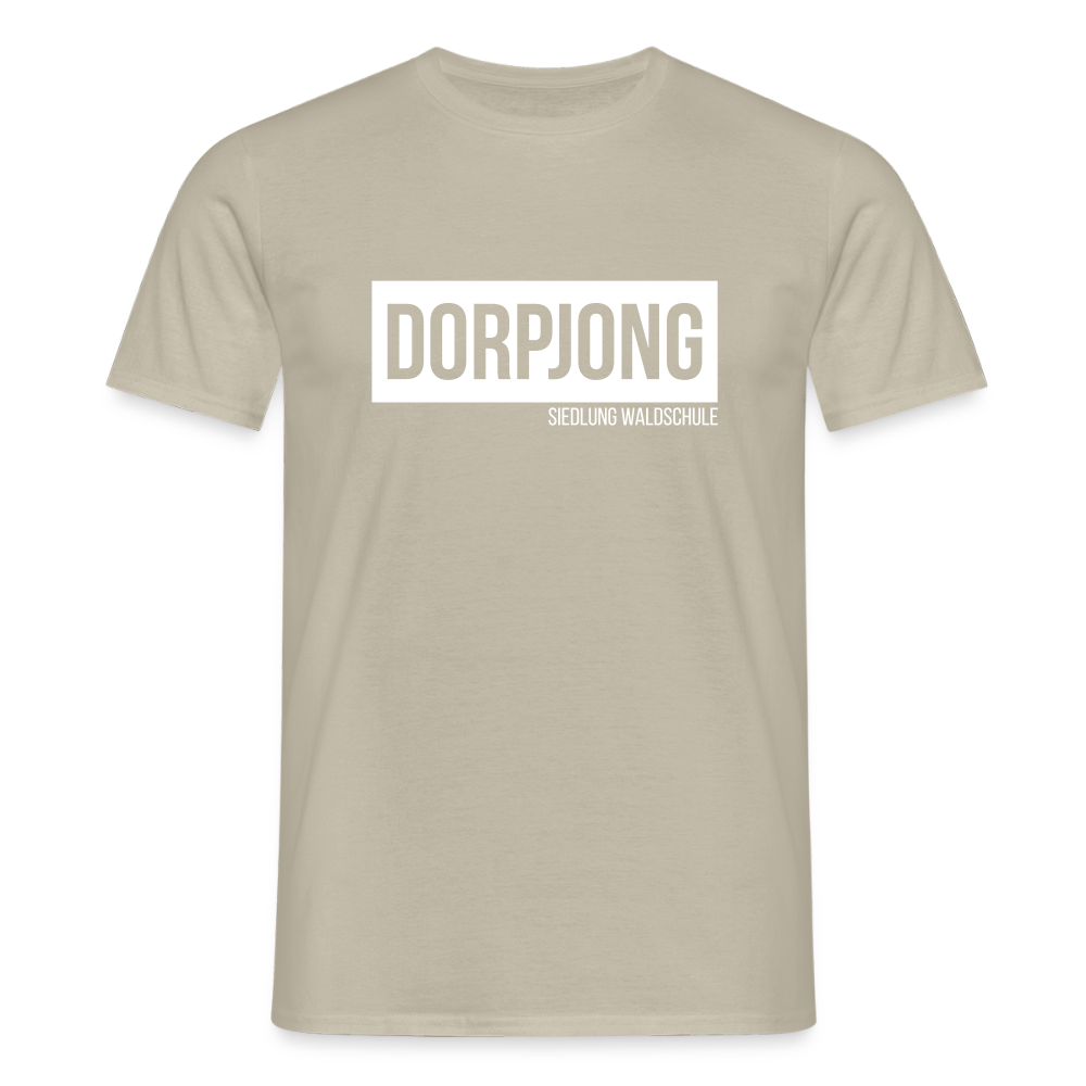 T-Shirt | Dorpjong Siedlung Waldschule Klassik | Manns-Lüü - Sandbeige