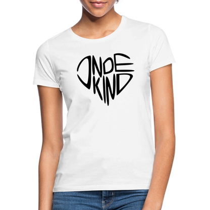T-Shirt | Indekind Premium | Herz-Logo | Mädsche - Weiß