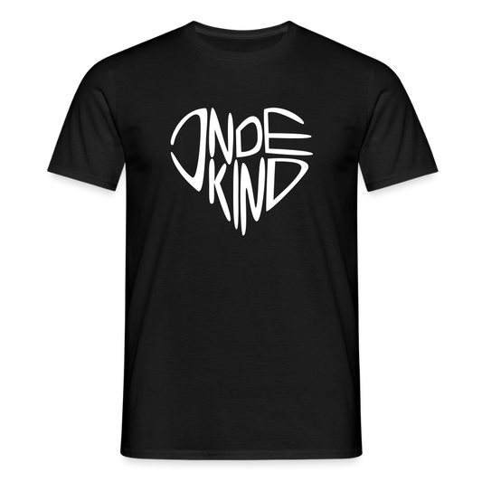 T-Shirt | Indekind Premium | Herz-Logo | Manns-Lüü - Schwarz