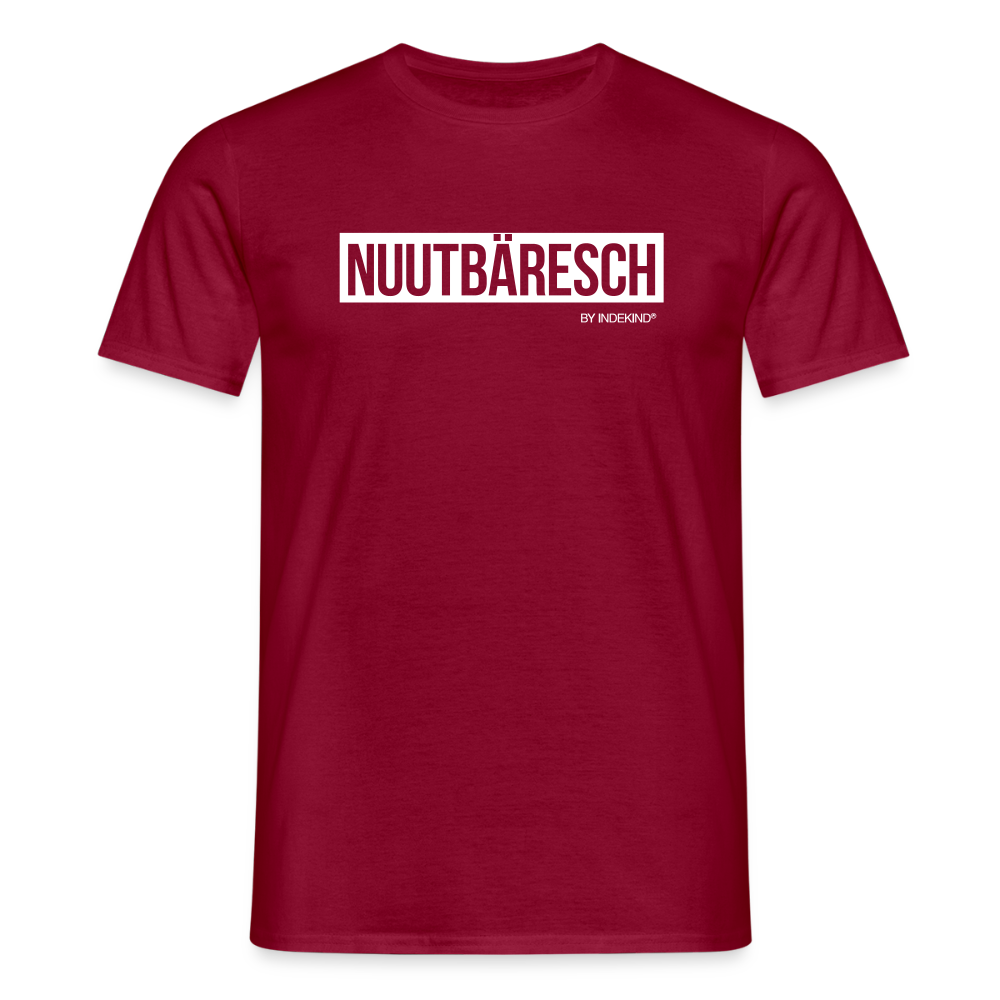 T-Shirt | Nuutbäresch Klassik | Manns-Lüü - Ziegelrot