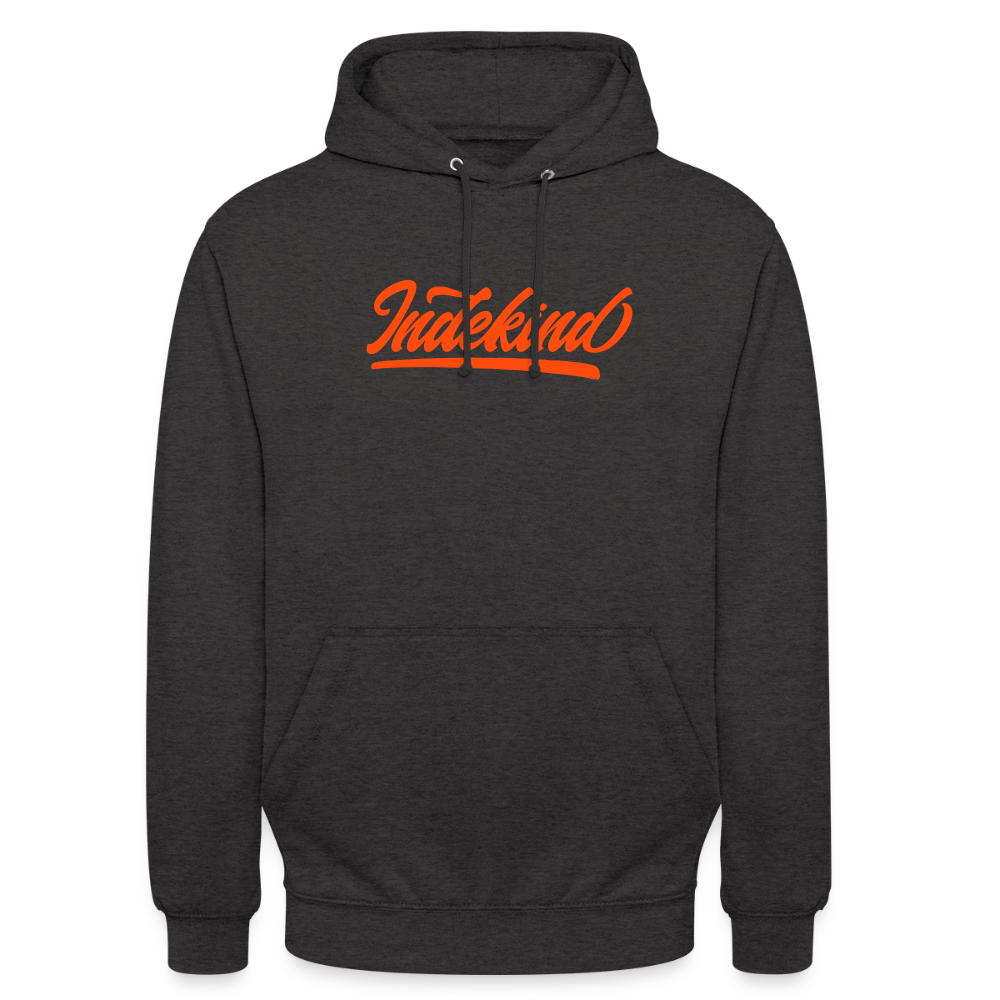 Hoodie | Indekind Neon Orange Klassik| Fü allemoole - Anthrazit