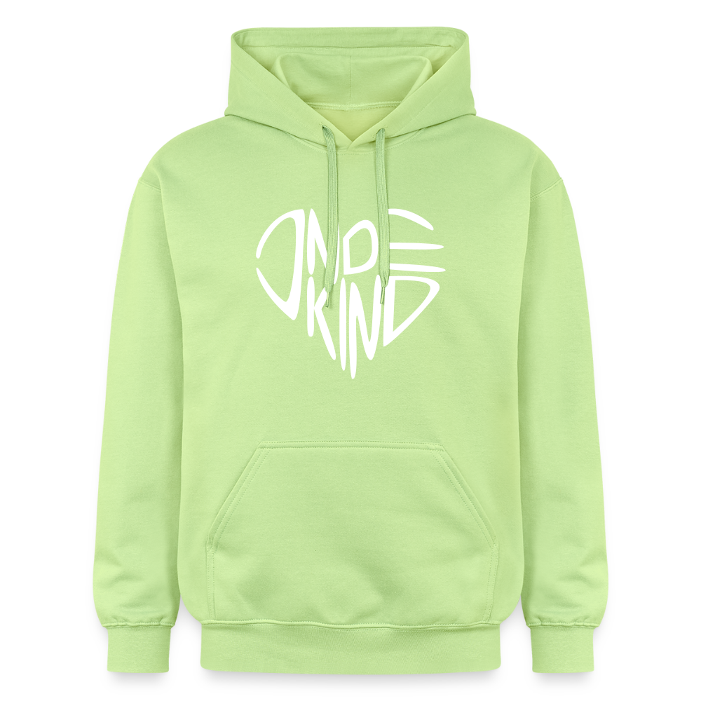 Hoodie | Indekind Premium | Herz-Logo | Mädsche - Pistazie