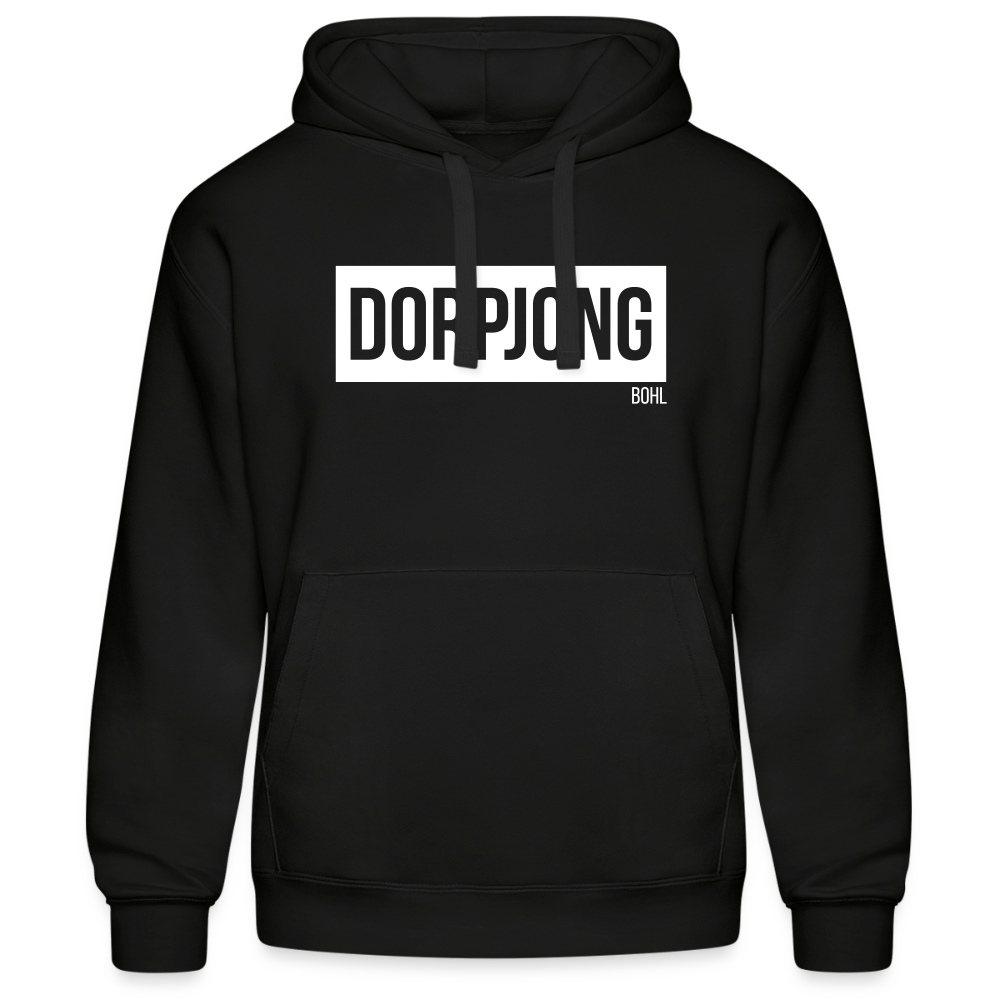 Hoodie | Dorpjong Bohl Premium | Manns-Lüü - Schwarz
