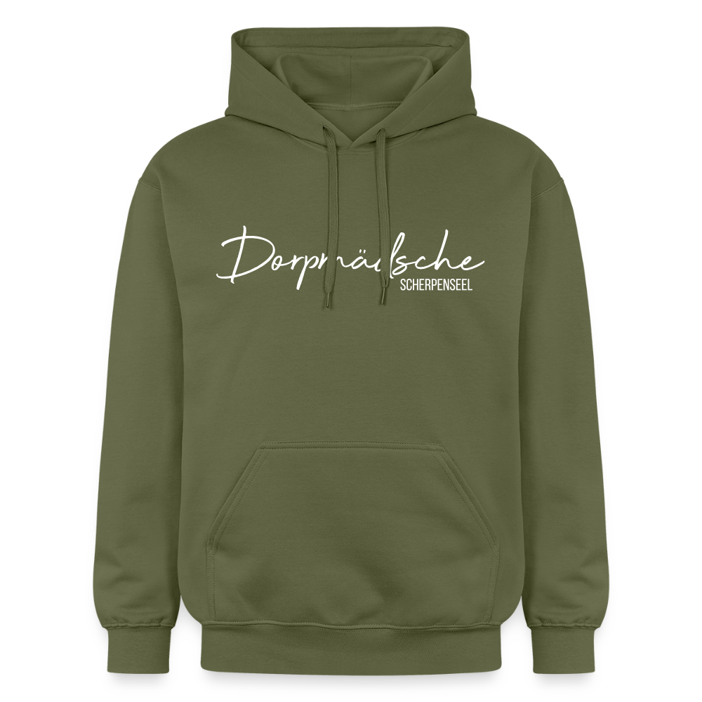 Hoodie | Dorpmädsche Scherpenseel Premium | Mädsche - Militärgrün