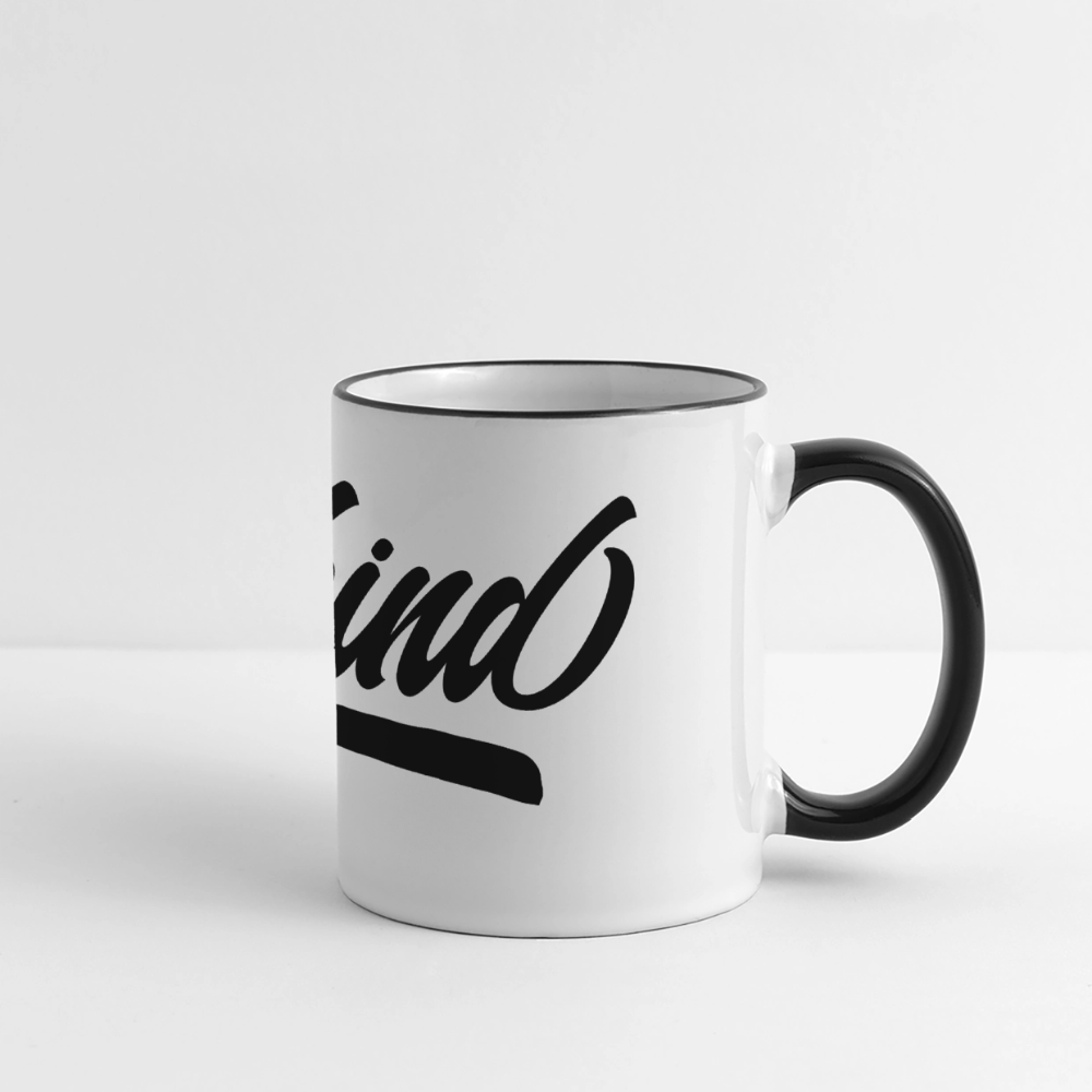 Tasse | Indekind Klassik - Weiß/Schwarz