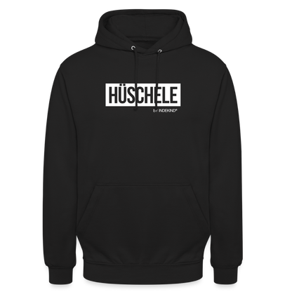 Hoodie | Hüschele Klassik | Fü allemoole - Schwarz