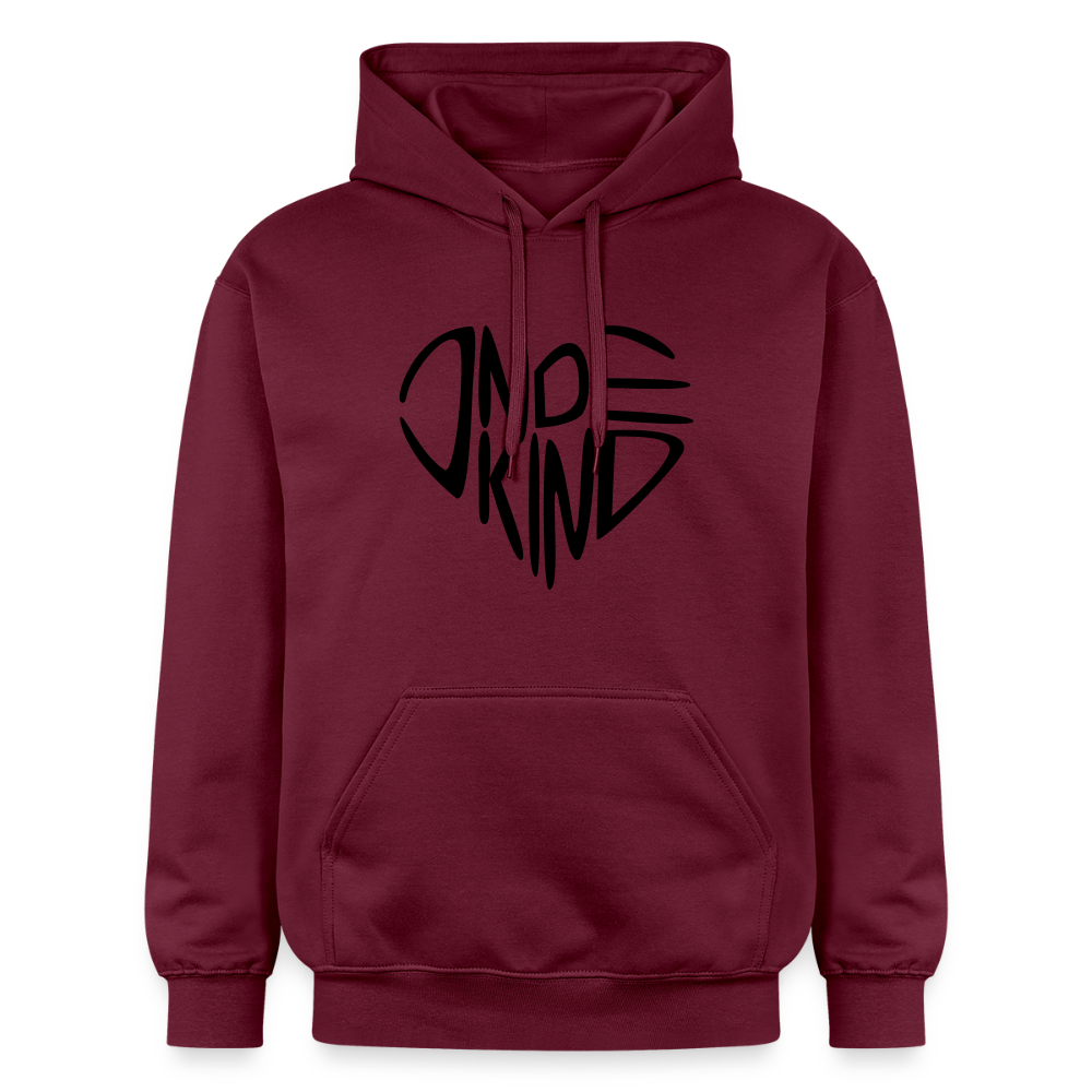 Hoodie | Indekind Premium | Herz-Logo | Mädsche - Maroon