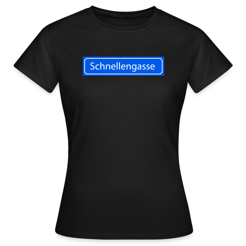 T-Shirt | Schnellengasse | Mädsche - Schwarz