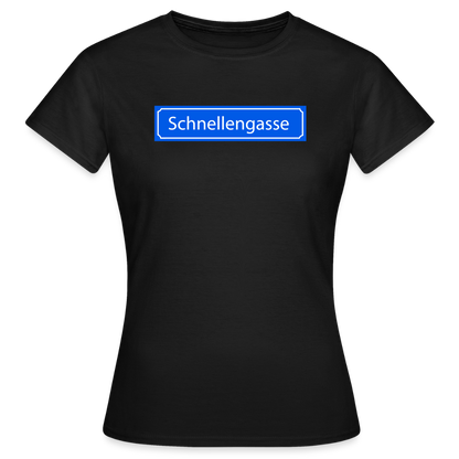 T-Shirt | Schnellengasse | Mädsche - Schwarz