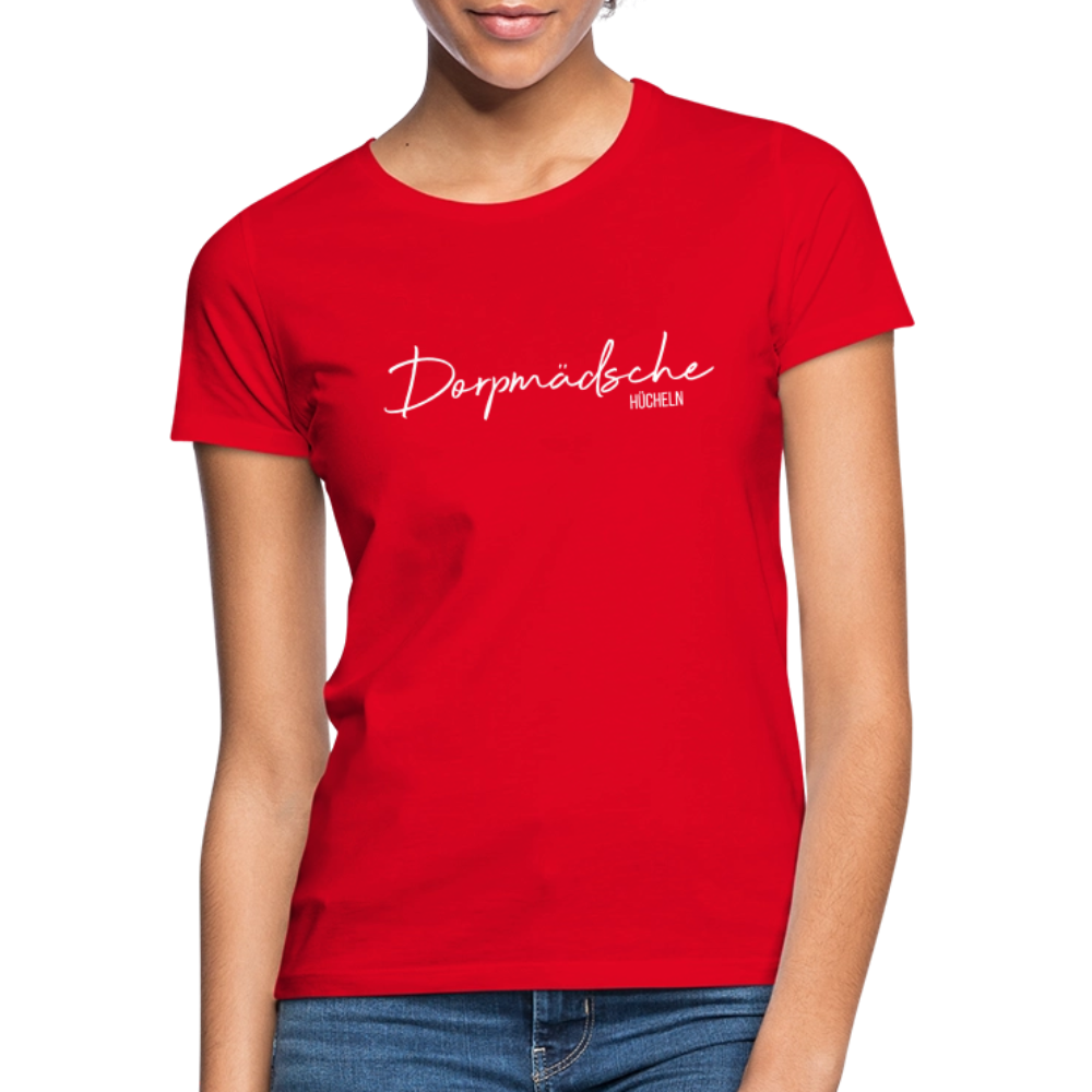 T-Shirt | Dorpmädsche Hücheln Klassik | Mädsche - Rot