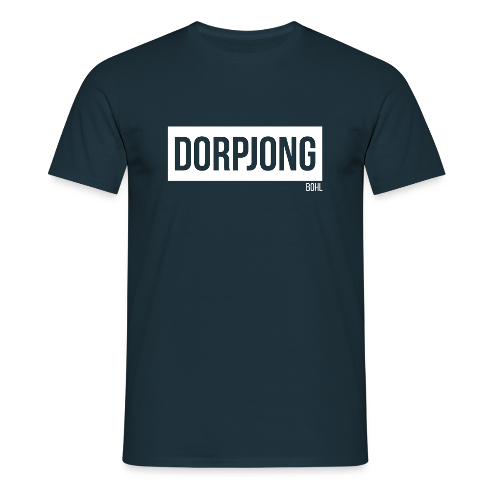 T-Shirt | Dorpjong Bohl Klassik | Manns-Lüü - Navy