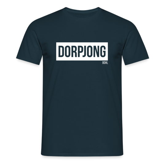 T-Shirt | Dorpjong Bohl Klassik | Manns-Lüü - Navy