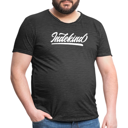 T-Shirt | Indekind Vintage | Manns-Lüü - Vintage Schwarz