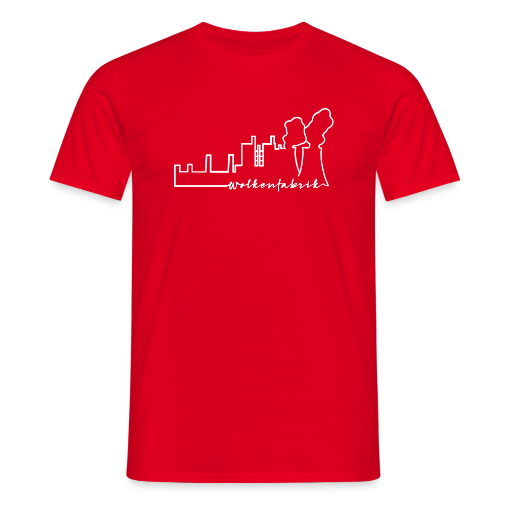 T-Shirt | Wolkenfabrik | Manns-Lüü - Rot