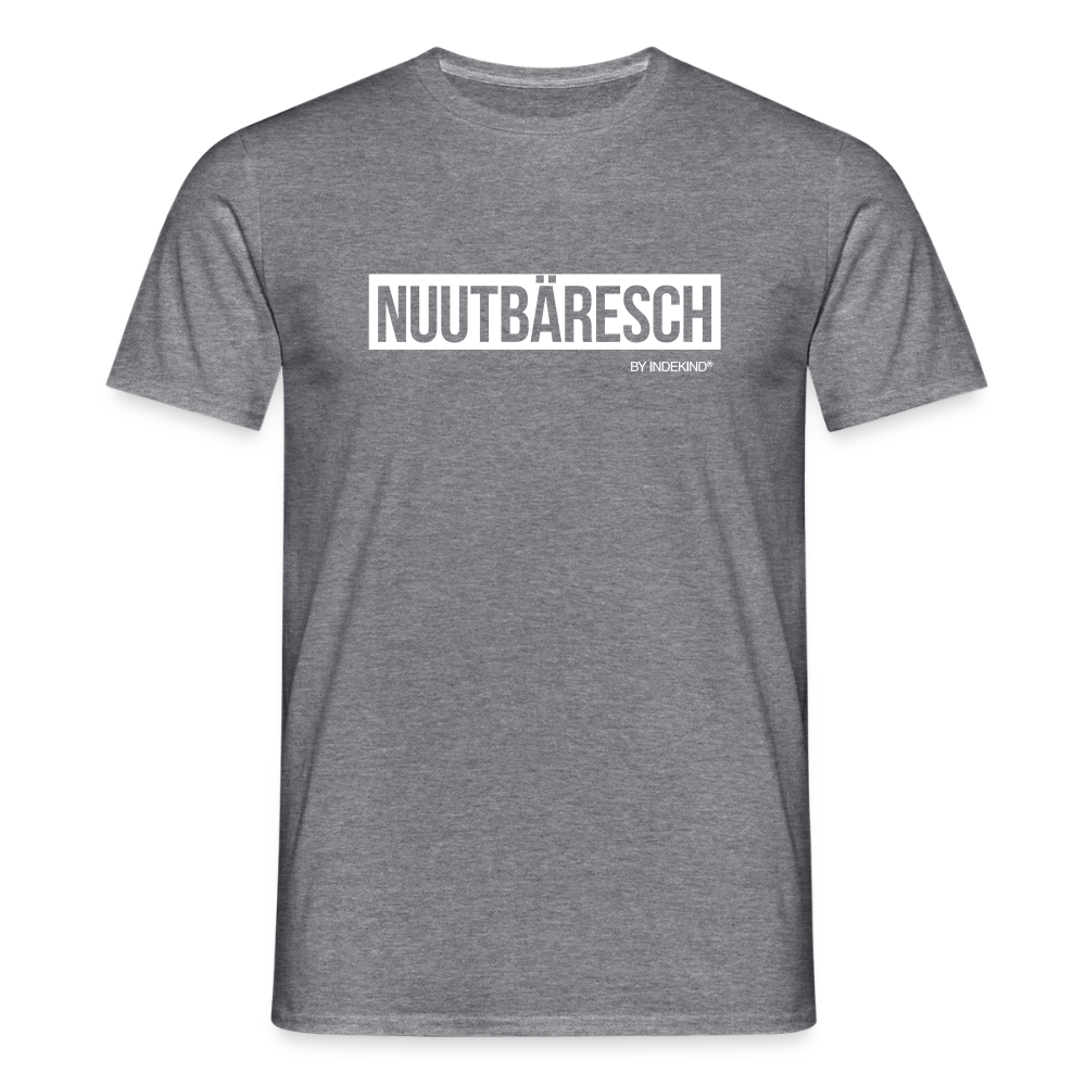 T-Shirt | Nuutbäresch Klassik | Manns-Lüü - Graphit meliert
