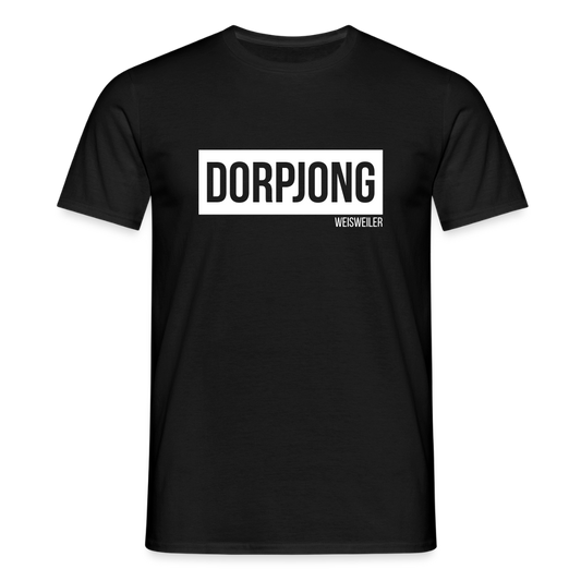 T-Shirt | Dorpjong Weisweiler Klassik | Manns-Lüü - Schwarz