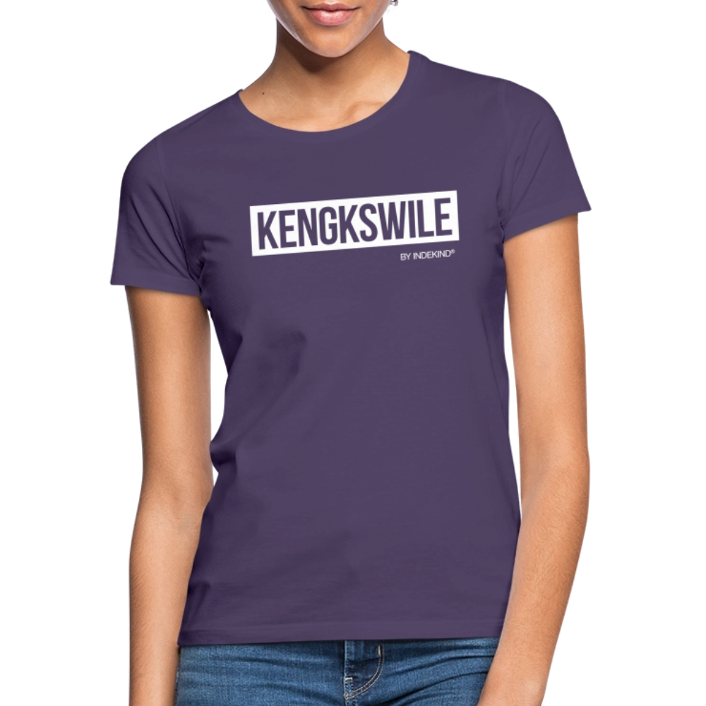 T-Shirt | Kengkswile Klassik | Mädsche - Dunkellila