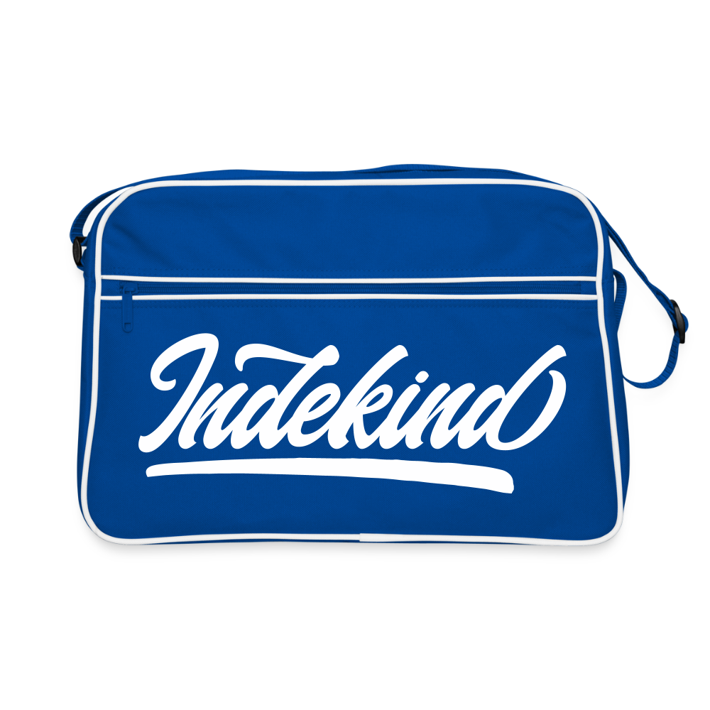Retro Tasche | Indekind Klassik - Blau/Weiß