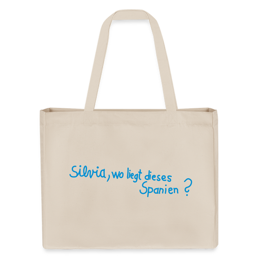 Einkaufstasche | Silvia, wo liegt... - Naturweiß
