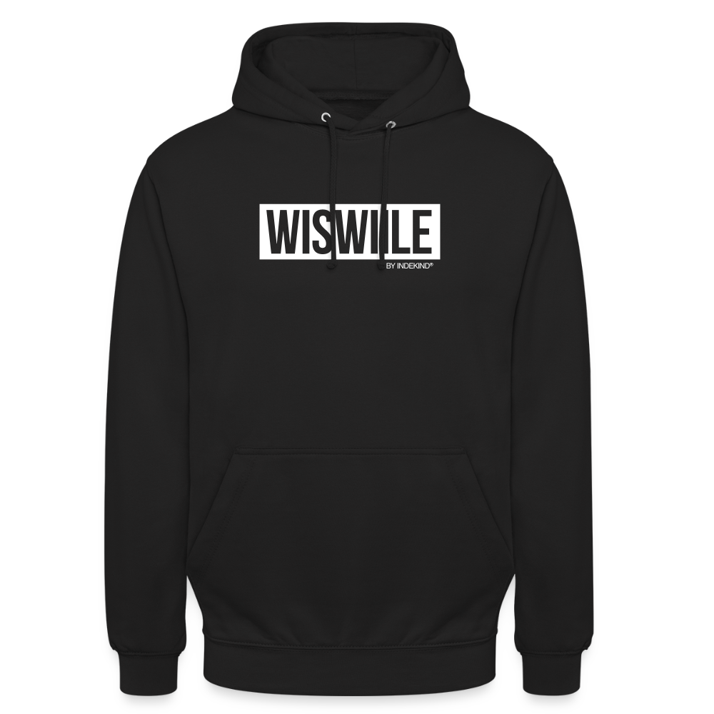 Hoodie | Wiswiile Klassik | Fü allemoole - Schwarz