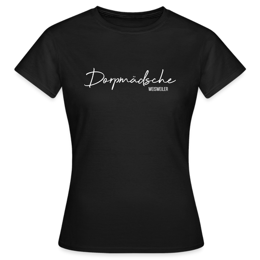 T-Shirt | Dorpmädsche Weisweiler Klassik | Mädsche - Schwarz