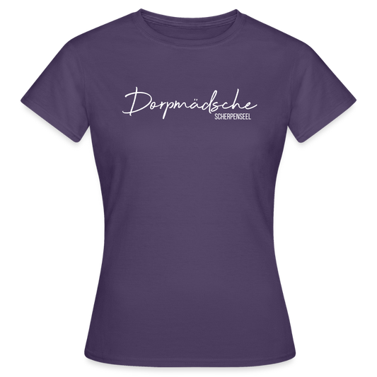 T-Shirt | Dorpmädsche Scherpenseel Klassik | Mädsche - Dunkellila