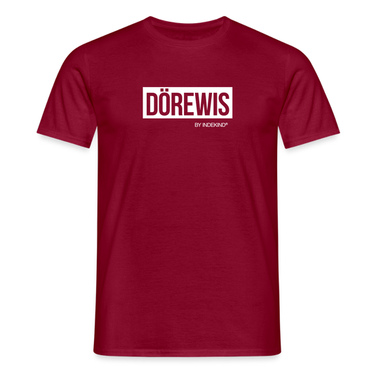 T-Shirt | Dörewis Klassik | Manns-Lüü - Ziegelrot