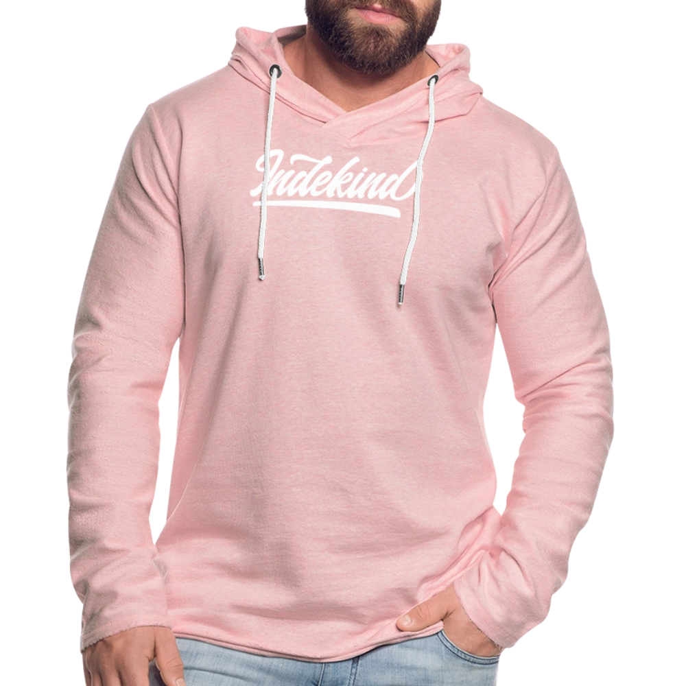 Hoodie | Indekind Light | Fü allemoole - Rosa-Creme meliert