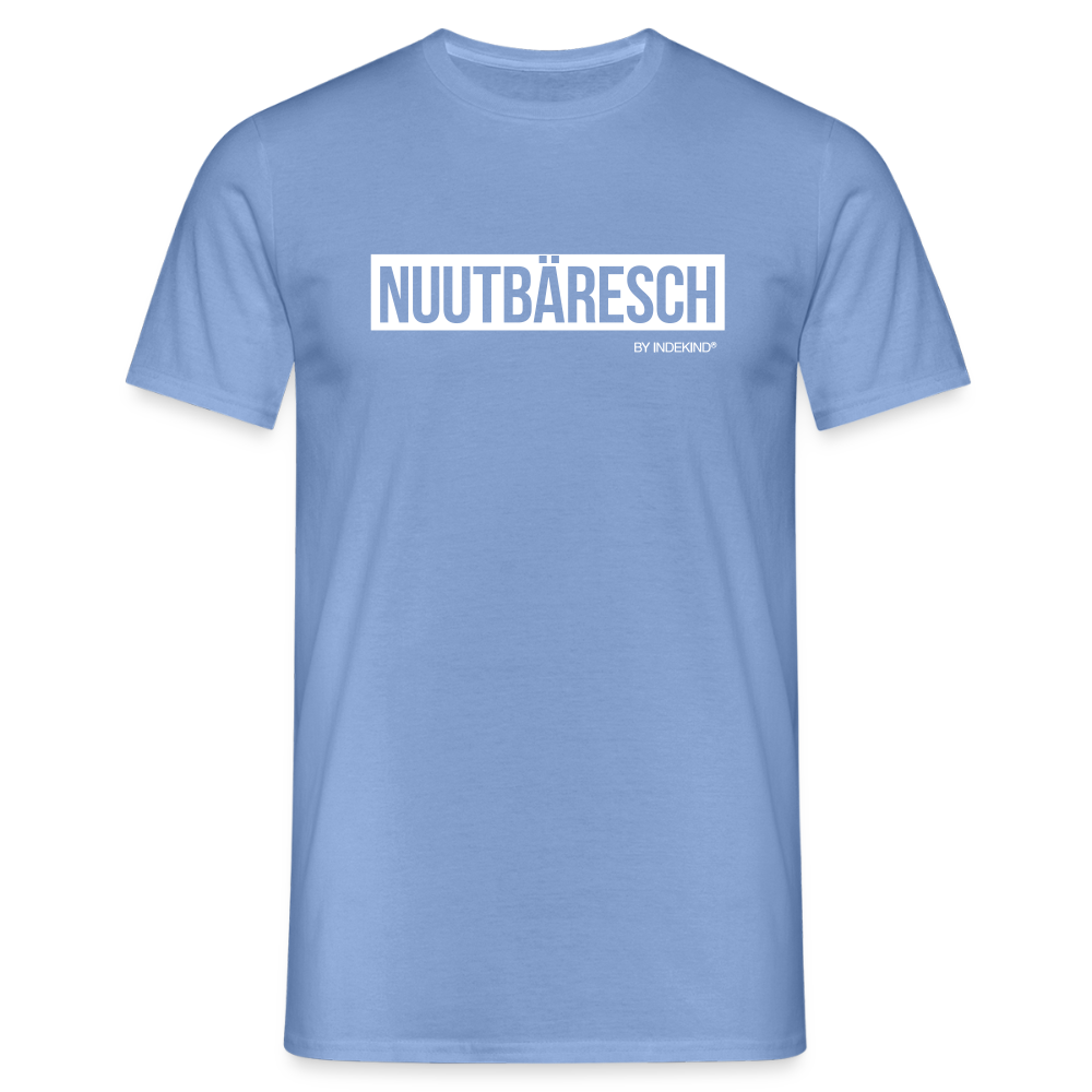 T-Shirt | Nuutbäresch Klassik | Manns-Lüü - Carolina Blue