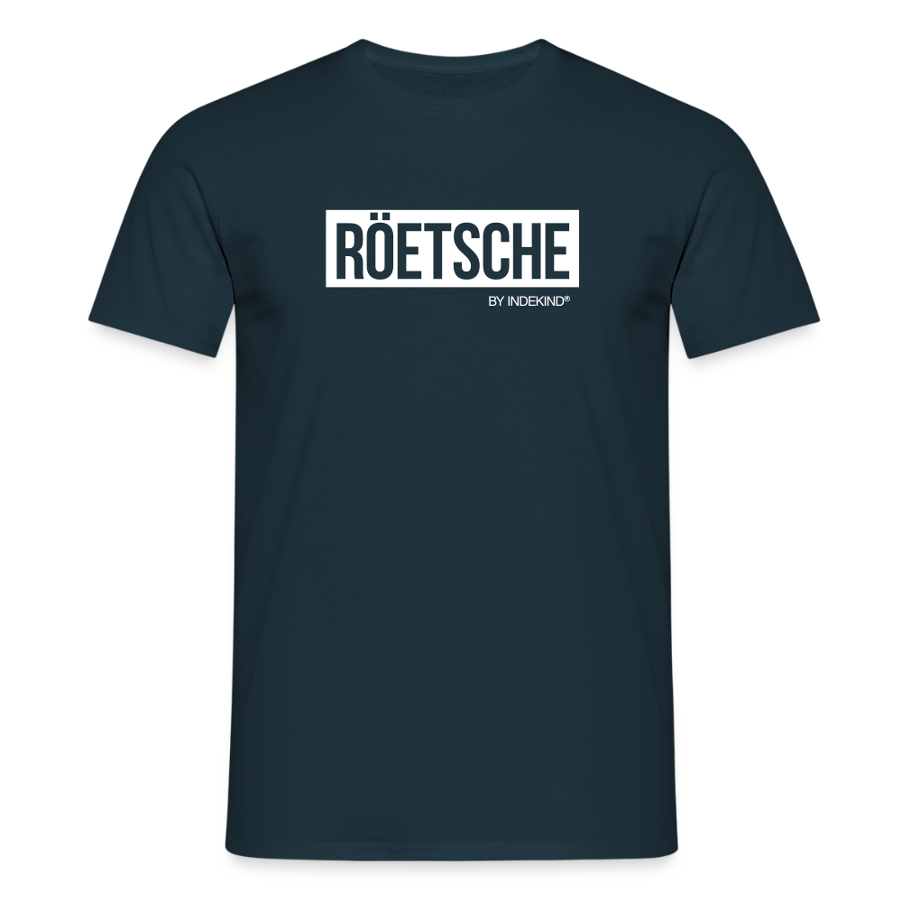 T-Shirt | Röetsche Klassik | Manns-Lüü - Navy