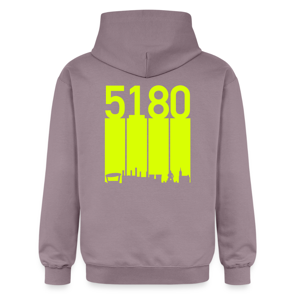 Hoodie | 5180 Skyline | Neon Jael | Fü allemoole - Lilagrau 