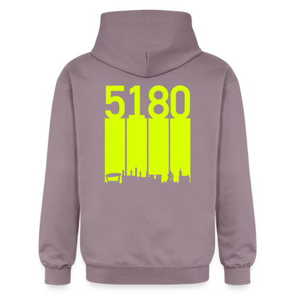 Hoodie | 5180 Skyline | Neon Jael | Fü allemoole - Lilagrau 