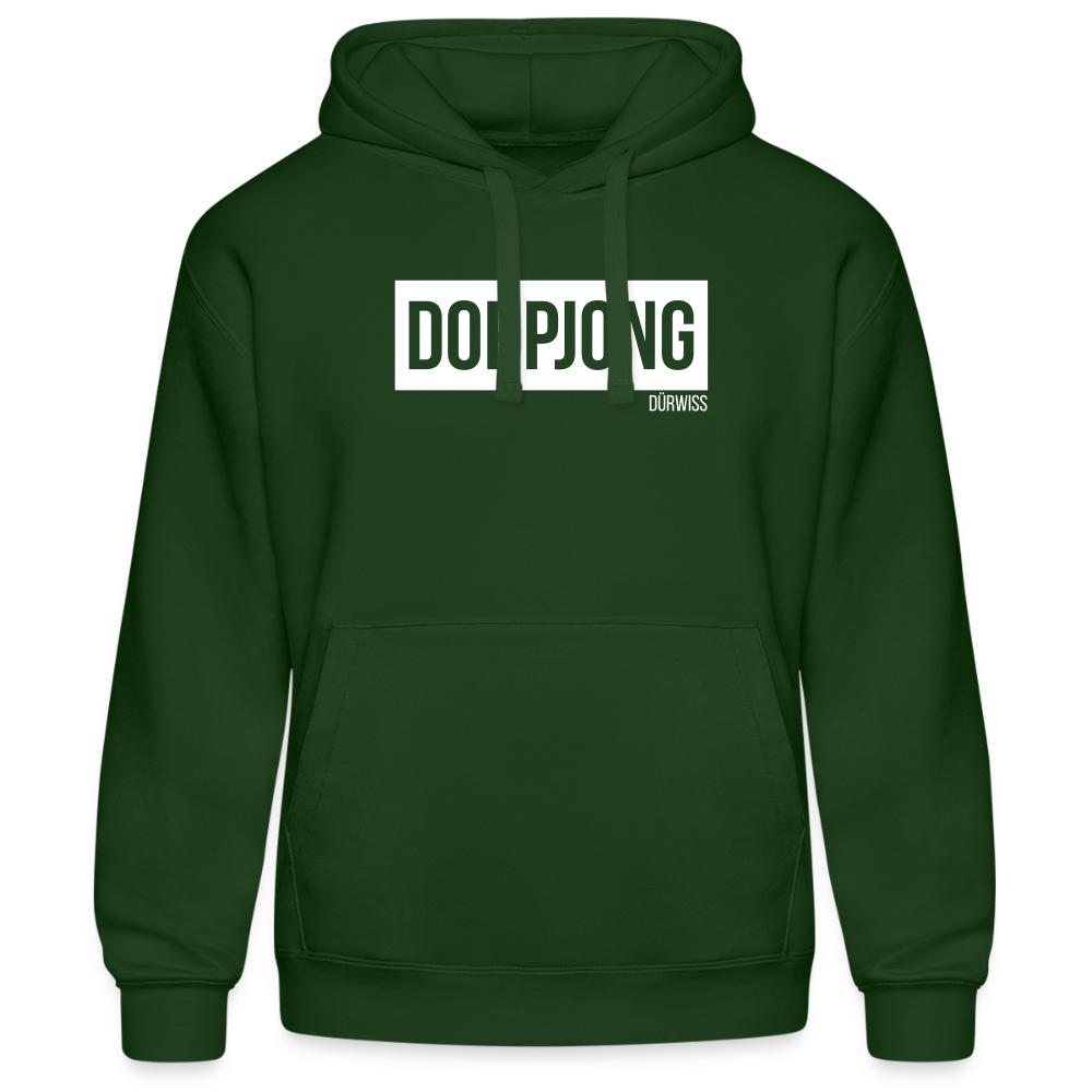 Hoodie | Dorpjong Dürwiss Premium | Manns-Lüü - Flaschengrün