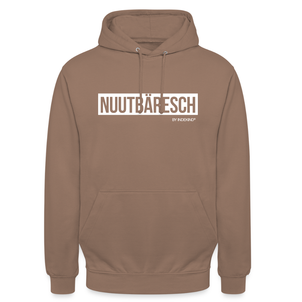 Hoodie | Nuutbäresch Klassik | Fü allemoole - Mokka