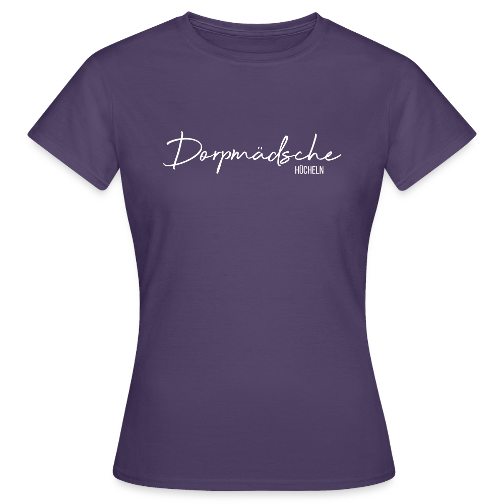 T-Shirt | Dorpmädsche Hücheln Klassik | Mädsche - Dunkellila