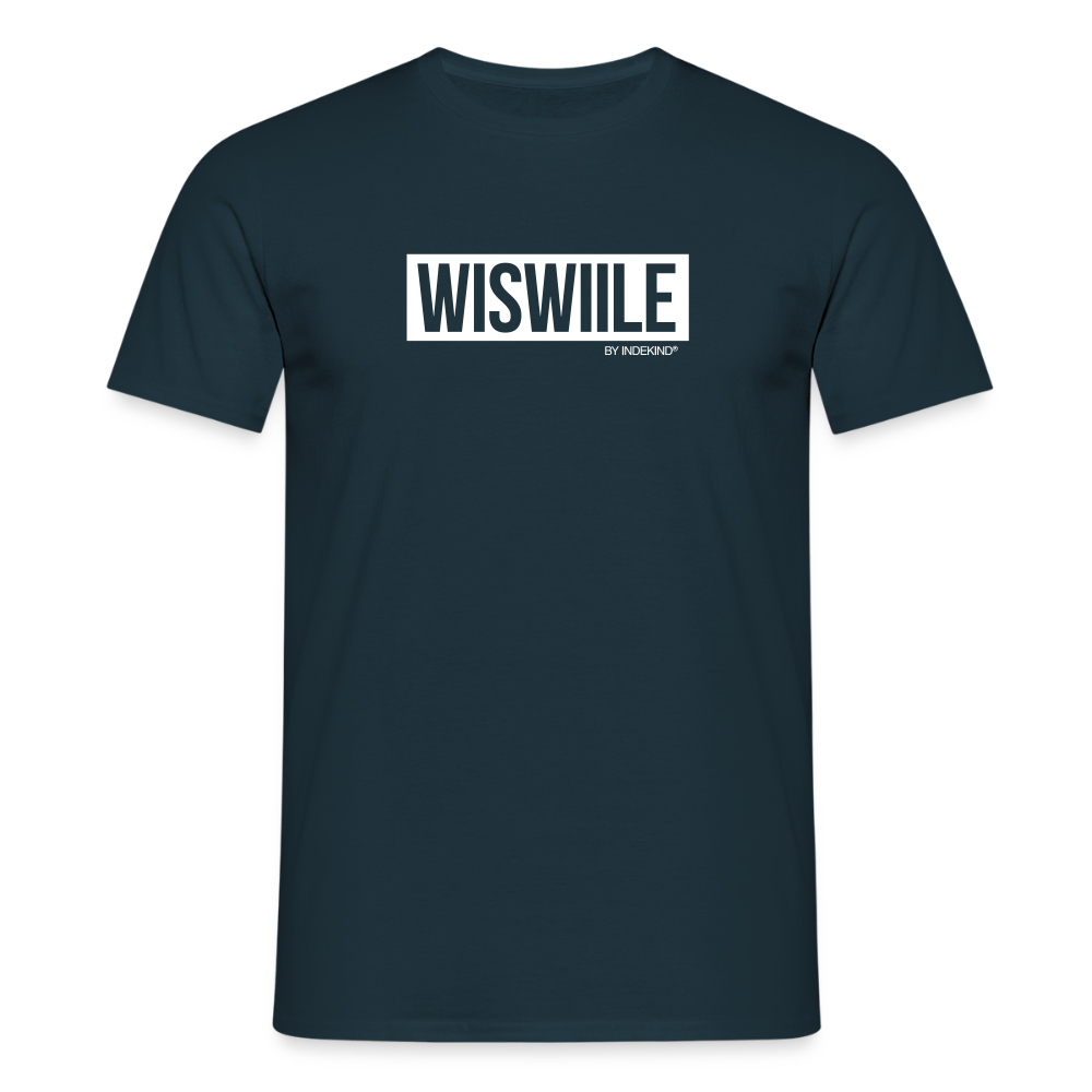 T-Shirt | Wiswiile Klassik | Manns-Lüü - Navy
