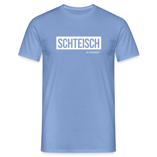 T-Shirt | Schteisch Klassik | Manns-Lüü - Carolina Blue
