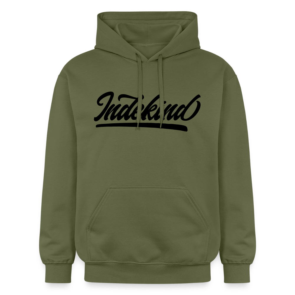 Hoodie | Indekind Premium | Manns-Lüü - Militärgrün