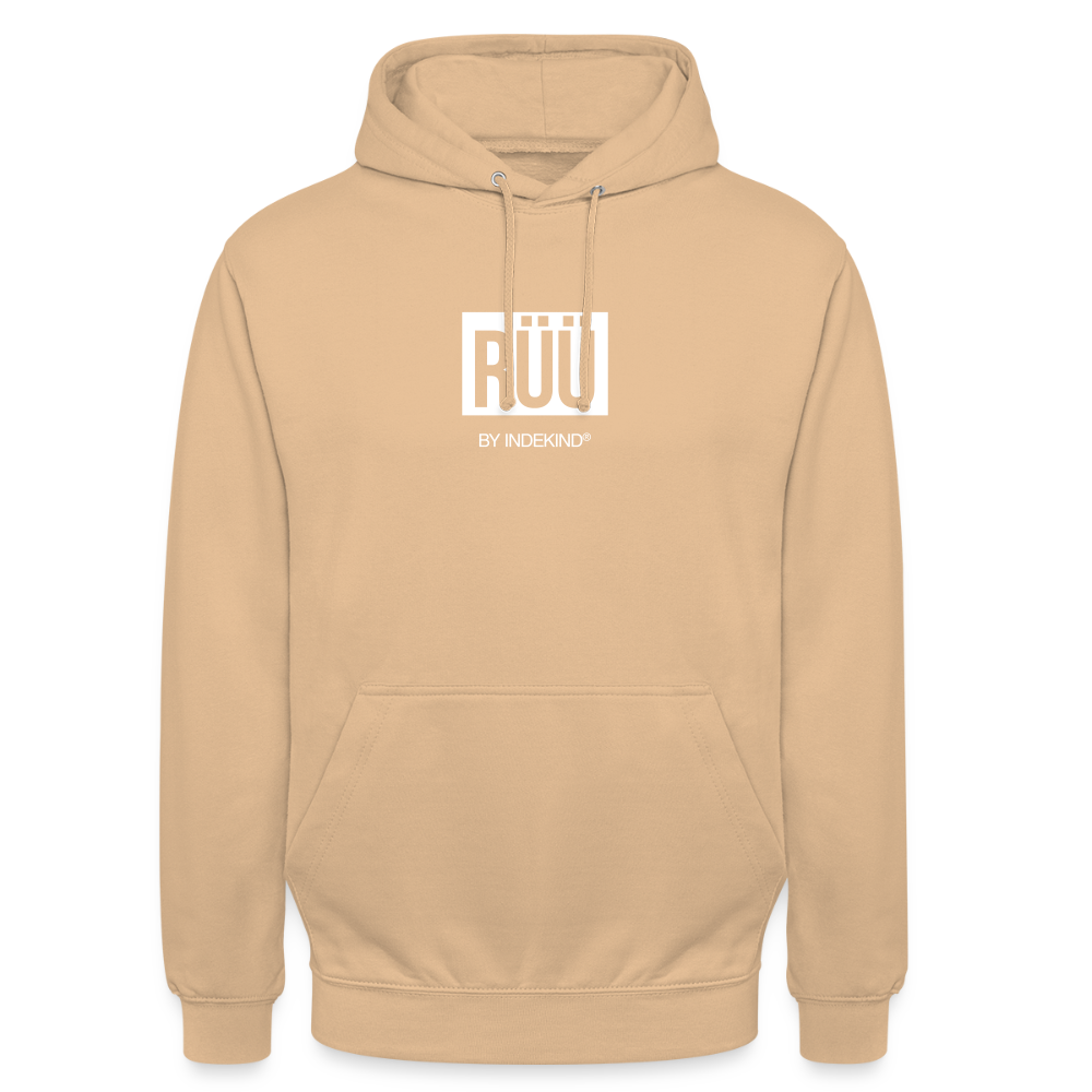 Hoodie | Rüü Klassik | Fü allemoole - Pfirsich